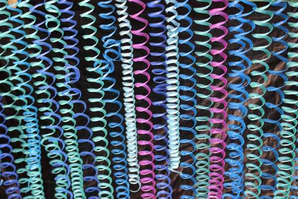 2015   Spirali   plastica colorta   misure variabili