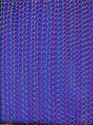 2016   Supercalifragilistichespiralidoso su lilla   plastica colorata su multistrato di legno cm 80x60